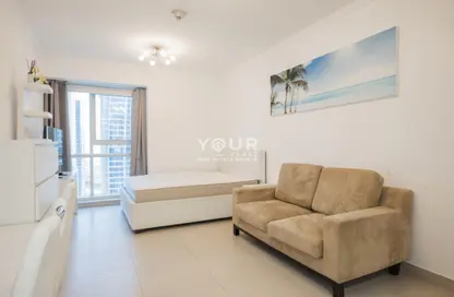 Apartment - Studio - 1 Bathroom for rent in Goldcrest Executive - JLT Cluster C - Jumeirah Lake Towers - Dubai