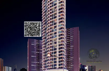 Apartment - 1 Bedroom - 2 Bathrooms for sale in Tower C1 - Ajman Pearl Towers - Ajman Downtown - Ajman