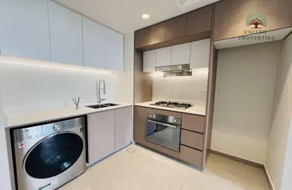 Kitchen image for: Apartment - 1 Bedroom - 2 Bathrooms for rent in The Boulevard 1 - Aljada - Sharjah, Image 1
