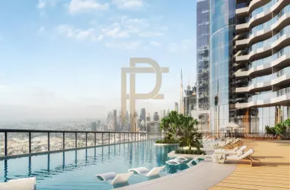 صورة لـ حوض سباحة شقة - غرفة نوم - 2 حمامات للبيع في بناية الحبتور - مدينة الحبتور - الخليج التجاري - دبي ، صورة رقم 1