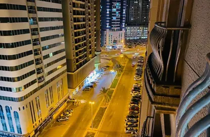 Apartment - 1 Bedroom - 2 Bathrooms for rent in Al Taawoon Tower 1 - Al Taawoon Towers - Al Khan - Sharjah