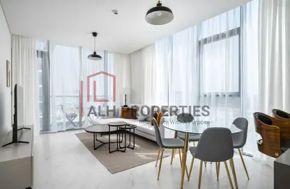 Living / Dining Room image for: Apartment - 1 Bedroom - 1 Bathroom for sale in District One Phase III - District One - Mohammed Bin Rashid City - Dubai, Image 1