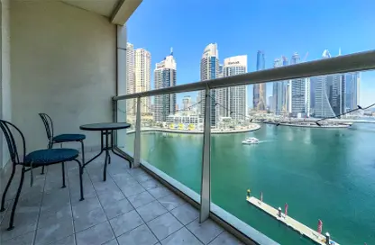Apartment - 1 Bedroom - 2 Bathrooms for rent in Marina View - Dubai Marina - Dubai