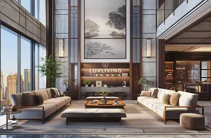 Apartment - 1 Bedroom - 2 Bathrooms for sale in Tiger Sky Tower - Business Bay - Dubai