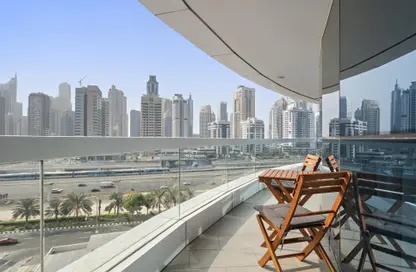 Balcony image for: Apartment - 2 Bedrooms - 2 Bathrooms for rent in Saba Towers - JLT Cluster Q - Jumeirah Lake Towers - Dubai, Image 1