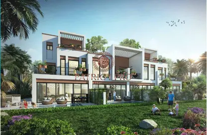 Townhouse - 4 Bedrooms - 3 Bathrooms for sale in Costa Brava at DAMAC Lagoons - Damac Lagoons - Dubai