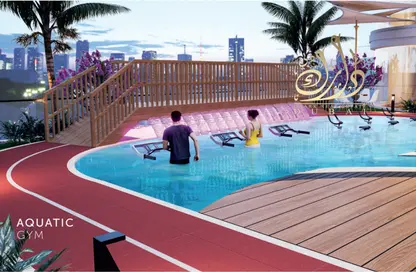صورة لـ حوض سباحة شقة - 2 غرف نوم - 3 حمامات للبيع في إليتز 2 من الدانوب - قرية الجميرا سركل - دبي ، صورة رقم 1