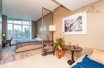 صورة لـ غرفة- غرفة النوم شقة - 1 حمام للبيع في بريفه باي داماك (بي) - داماك مايسون برايف - الخليج التجاري - دبي ، صورة رقم 1
