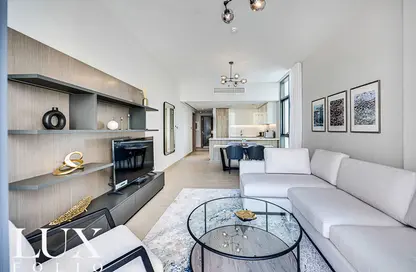 Living Room image for: Apartment - 1 Bedroom - 1 Bathroom for rent in LIV Residence - Dubai Marina - Dubai, Image 1