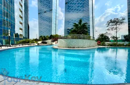 Apartment - 1 Bedroom - 2 Bathrooms for rent in The Gate Tower 2 - Shams Abu Dhabi - Al Reem Island - Abu Dhabi