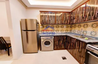صورة لـ مطبخ شقة - غرفة نوم - 1 حمام للايجار في حديقة المشرف - المشرف - أبوظبي ، صورة رقم 1