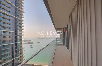 Balcony image for: Apartment - 2 Bedrooms - 2 Bathrooms for sale in Beach Isle - EMAAR Beachfront - Dubai Harbour - Dubai, Image 1