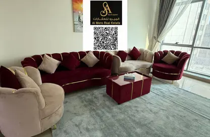 Apartment - 1 Bedroom - 2 Bathrooms for rent in Ajman Corniche Residences - Ajman Corniche Road - Ajman