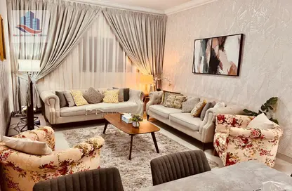 Living Room image for: Apartment - 2 Bedrooms - 2 Bathrooms for rent in Al Taawun Street - Al Taawun - Sharjah, Image 1