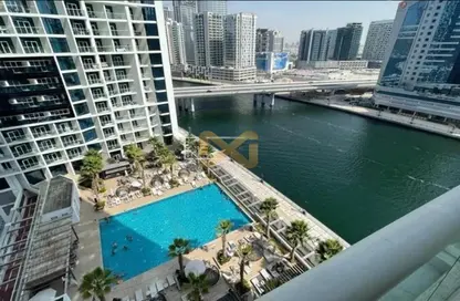 Apartment - Studio - 1 Bathroom for rent in Damac Maison Prive A - Damac Maison Prive - Business Bay - Dubai