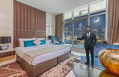 Apartment - Studio - 1 Bathroom for rent in Bay's Edge - Business Bay - Dubai