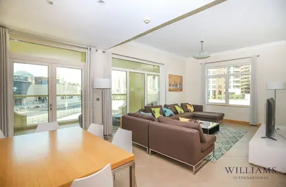 Apartment - 3 Bedrooms - 4 Bathrooms for rent in Al Das - Shoreline Apartments - Palm Jumeirah - Dubai
