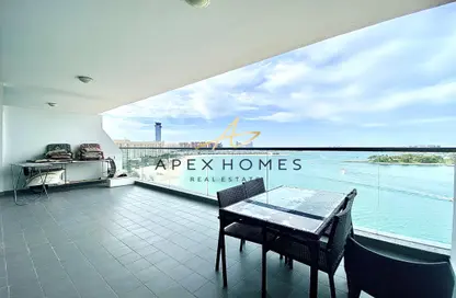 شقة - غرفة نوم - 2 حمامات للايجار في أزور ريزيدنس - نخلة جميرا - دبي