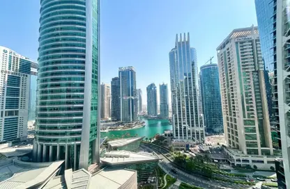 Apartment - Studio - 1 Bathroom for rent in Lake Terrace - JLT Cluster D - Jumeirah Lake Towers - Dubai