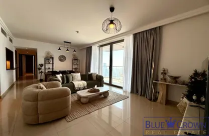 Apartment - 3 Bedrooms - 5 Bathrooms for rent in Boulevard Point - Downtown Dubai - Dubai