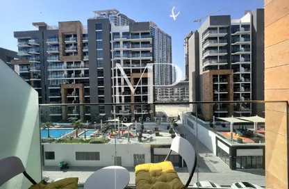 Apartment - Studio - 1 Bathroom for rent in Azizi Riviera 43 - Meydan One - Meydan - Dubai