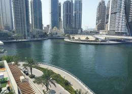 Water View image for: Apartment - 3 bedrooms - 3 bathrooms for rent in Time Place Tower - Dubai Marina - Dubai, Image 1