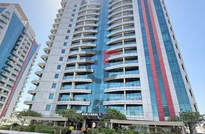 Apartment - 1 Bedroom - 2 Bathrooms for rent in Hub Canal 1 - Hub-Golf Towers - Dubai Sports City - Dubai