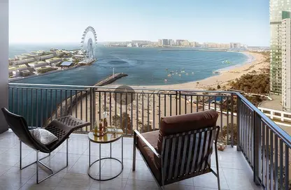 Balcony image for: Apartment - 1 Bedroom - 2 Bathrooms for sale in Marina Shores - Dubai Marina - Dubai, Image 1