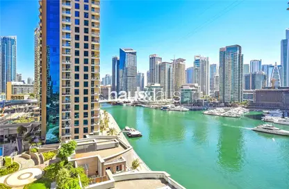 شقة - غرفة نوم - 2 حمامات للايجار في برج بيوبورت - مارينا بروموناد - دبي مارينا - دبي