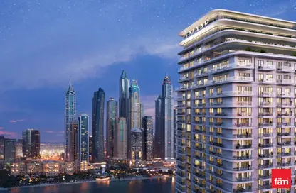 Apartment - 3 Bedrooms - 3 Bathrooms for sale in Beachgate by Address - EMAAR Beachfront - Dubai Harbour - Dubai