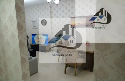 شقة - غرفة نوم - 2 حمامات للايجار في أورينت تاور 1 - أورينت تاور - البستان - عجمان