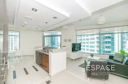 Apartment - 1 Bedroom - 2 Bathrooms for rent in Bonaire Tower - Park Island - Dubai Marina - Dubai