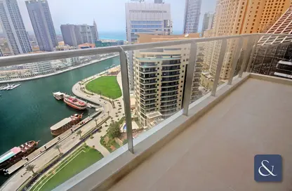 Balcony image for: Apartment - 1 Bedroom - 2 Bathrooms for sale in Sparkle Tower 1 - Sparkle Towers - Dubai Marina - Dubai, Image 1