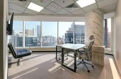 Office Space - Studio - 1 Bathroom for rent in The Prime Tower - Business Bay - Dubai