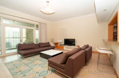Apartment - 2 Bedrooms - 3 Bathrooms for rent in Al Das - Shoreline Apartments - Palm Jumeirah - Dubai