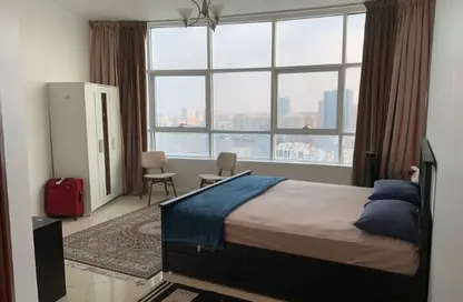 Apartment - 1 Bedroom - 2 Bathrooms for rent in Orient Tower 1 - Orient Towers - Al Bustan - Ajman