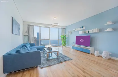 Apartment - 3 Bedrooms - 5 Bathrooms for rent in Al Fattan Marine Towers - Jumeirah Beach Residence - Dubai