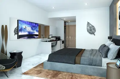 صورة لـ غرفة- غرفة النوم النزل و الشقق الفندقية - غرفة نوم - 1 حمام للبيع في برج افالون - قرية الجميرا سركل - دبي ، صورة رقم 1