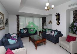 Living Room image for: Apartment - 3 bedrooms - 4 bathrooms for sale in Al Durrah Tower - Marina Square - Al Reem Island - Abu Dhabi, Image 1