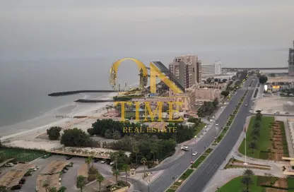 Apartment - 1 Bedroom - 2 Bathrooms for rent in Ajman Corniche Residences - Ajman Corniche Road - Ajman