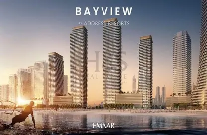 Outdoor Building image for: Apartment - 1 Bedroom - 1 Bathroom for sale in Bayview - EMAAR Beachfront - Dubai Harbour - Dubai, Image 1