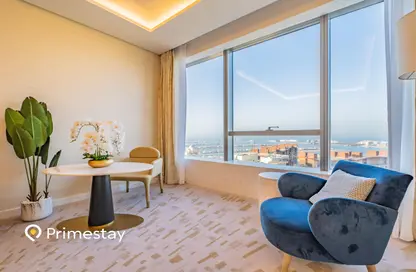 Apartment - Studio - 1 Bathroom for rent in The Palm Tower - Palm Jumeirah - Dubai