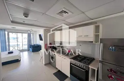 Kitchen image for: Apartment - 1 Bathroom for rent in Pacific Bora Bora - Pacific - Al Marjan Island - Ras Al Khaimah, Image 1