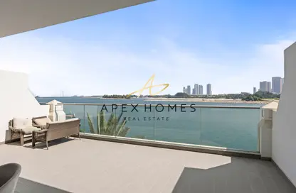 شقة - غرفة نوم - 2 حمامات للايجار في أزور ريزيدنس - نخلة جميرا - دبي