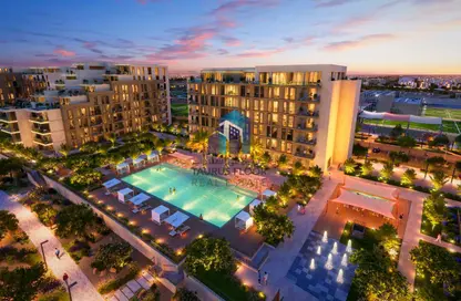 شقة - 2 غرف نوم - 4 حمامات للايجار في البادية ليفينج - مدينة المهرجانات بدبي - دبي