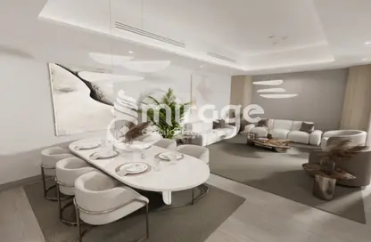 Living Room image for: Townhouse - 3 Bedrooms - 5 Bathrooms for sale in The Sustainable City - Yas Island - Yas Island - Abu Dhabi, Image 1