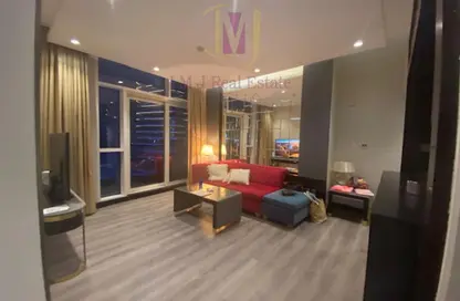 شقة - 2 غرف نوم - 3 حمامات للايجار في برج أبر كريست - دبي وسط المدينة - دبي