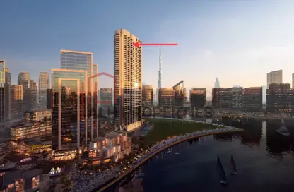 شقة - غرفة نوم - 1 حمام للبيع في بنينسولا ثري - بنينسولا - الخليج التجاري - دبي