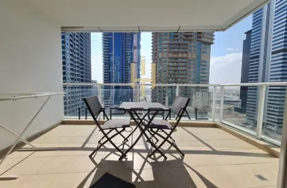 Balcony image for: Apartment - 1 Bathroom for rent in Laguna Tower - Lake Almas West - Jumeirah Lake Towers - Dubai, Image 1
