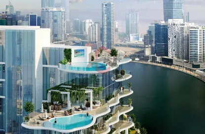 Apartment - Studio - 1 Bathroom for sale in Chic Tower - Business Bay - Dubai